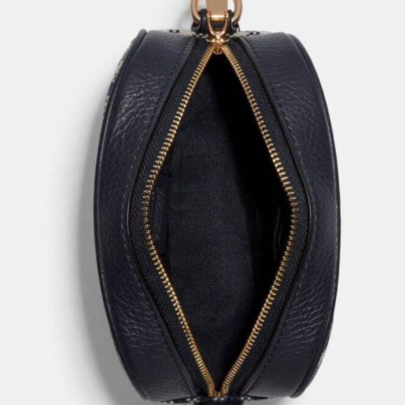 COACH Mini Dempsey Camera Bag with Garden Plaid and Coach Patch C8681 - Picture 8 of 8